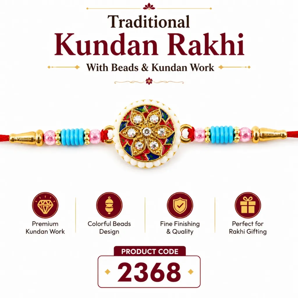 Rakhi - Kundan Rakhi (2368)