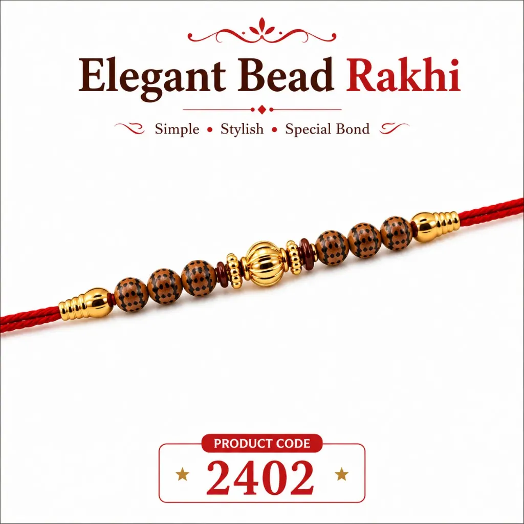 Rakhi - Elegant Bead Rakhi (2402)