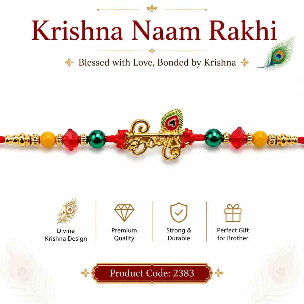 Rakhi - Krishna Naam Rakhi (2383)