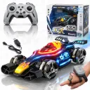 Remote Control Car-2.4 GHz RC Drift Stunt Car - Music, Lights, Lateral Drift & Spray Function (No.XJD242-101C)-2466