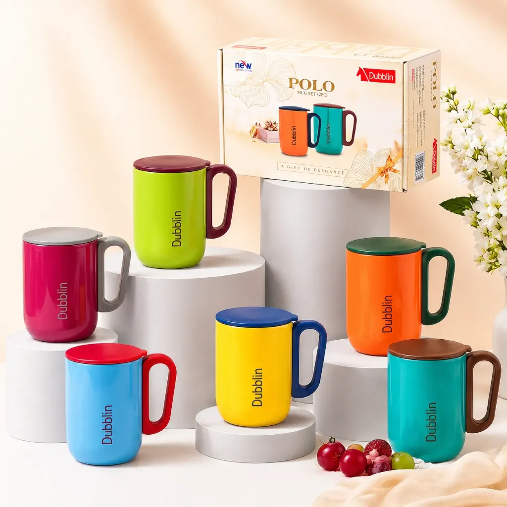 Dubblin Polo Mug Set (2 Pcs)-2470