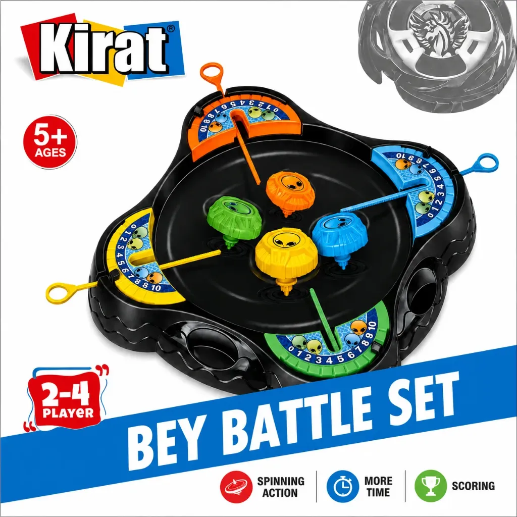 Kirat Beyblade Battle Set (2-4 Player)-2471
