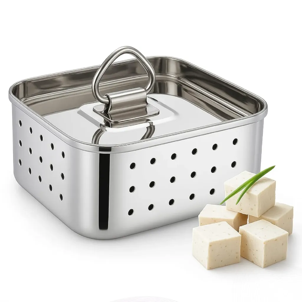 Stainless Steel Paneer Maker (Square)-2480