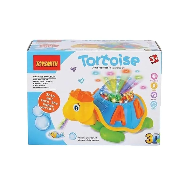 Tortoise Musical Toy with Music, Light & Projection-2495