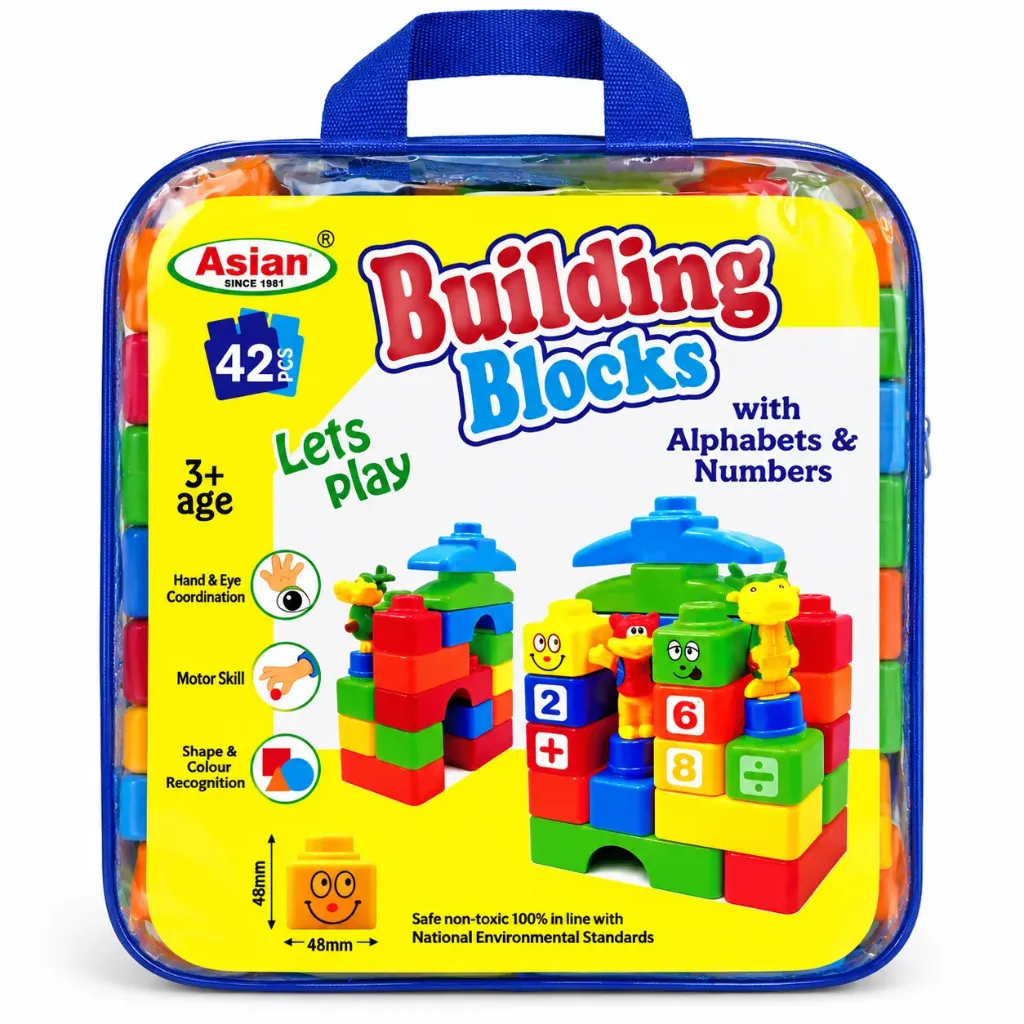 Asian Building Blocks (42 Pcs)-2502