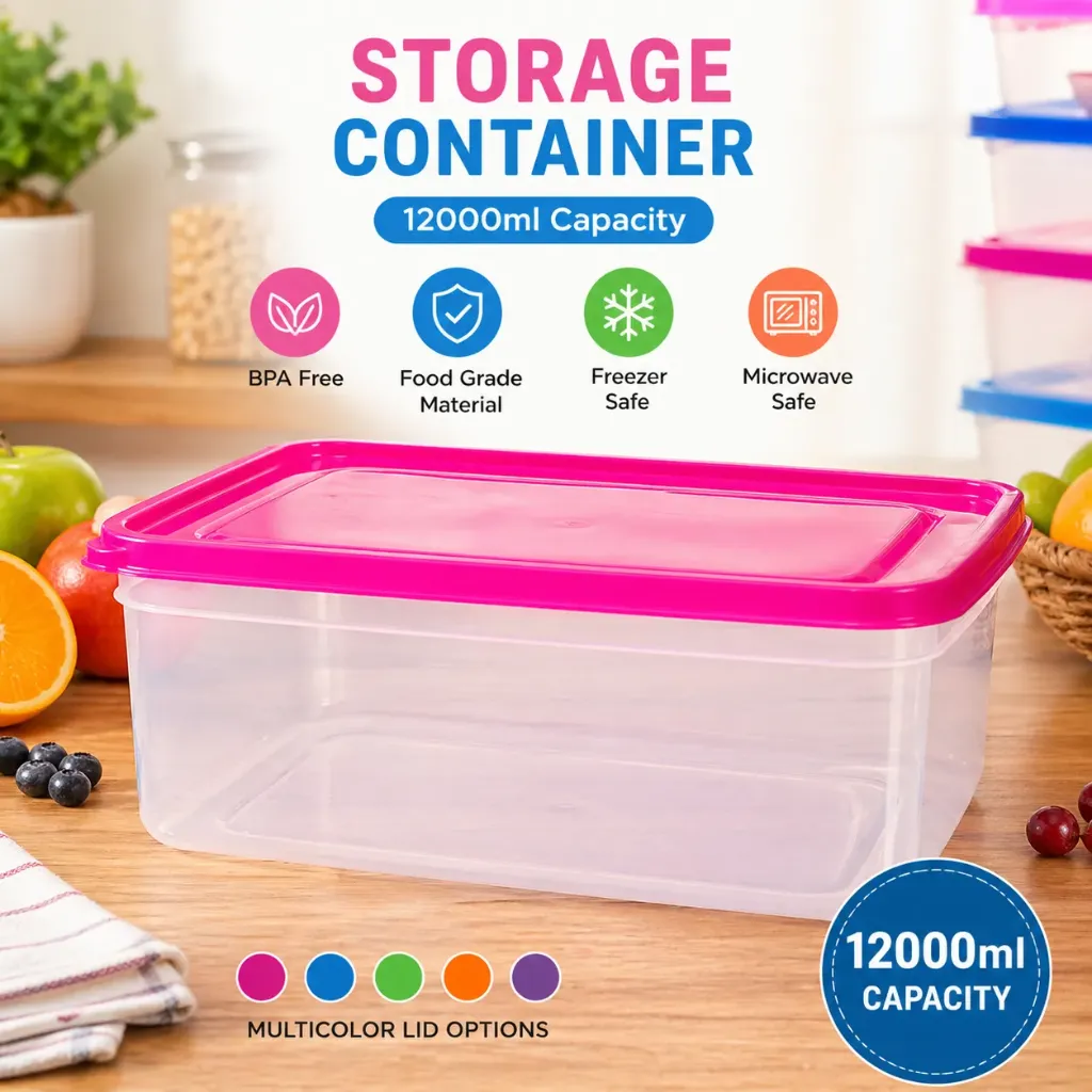 Plastic Storage Container (12000ml)