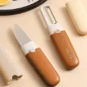 2 in 1 Stainless Steel Peeler with Knife