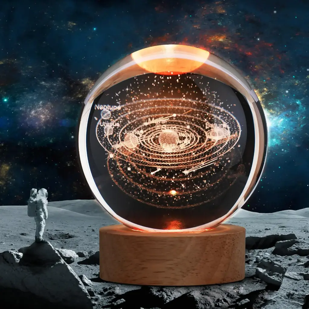 [KBS-207] 3D Crystal Ball Night Light