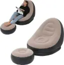 Air Inflatable Lounge Chair with Footrest