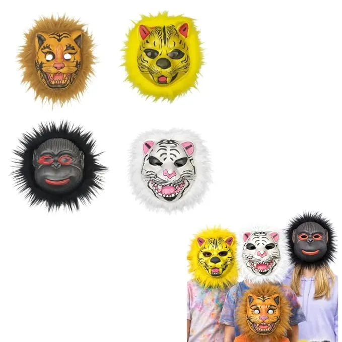 Animal Face Mask (Random Design, 1 Pcs)