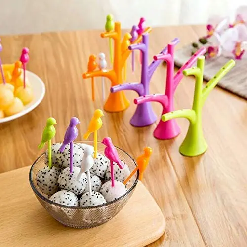 Bird Fruit Fork Set