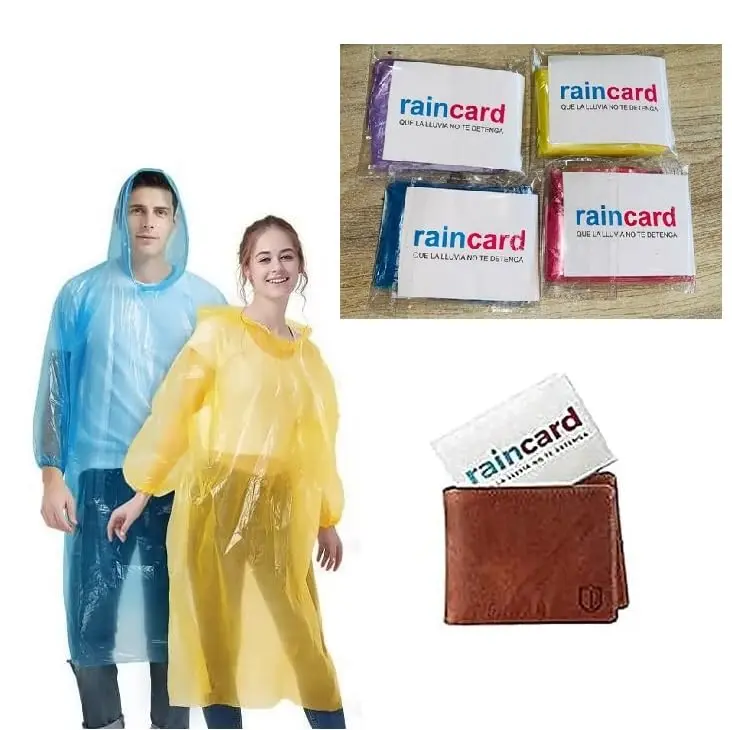 [KBS-471] Disposable Rain Card - Pocket Raincoat