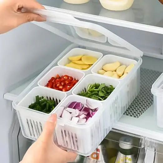 Fridge Storage Container (6 Slot)